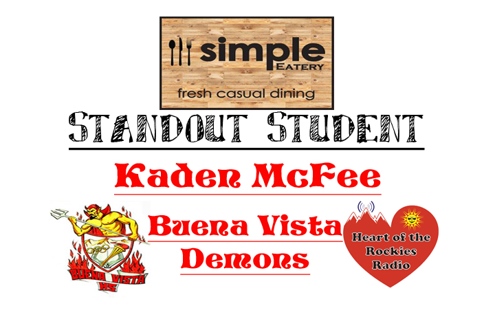 Standout Student: Buena Vista Junior Kaden McFee