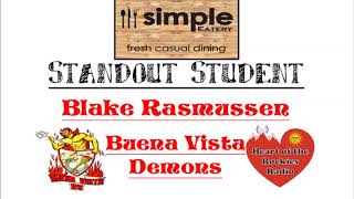 Standout Student: Buena Vista senior Blake Rasmussen