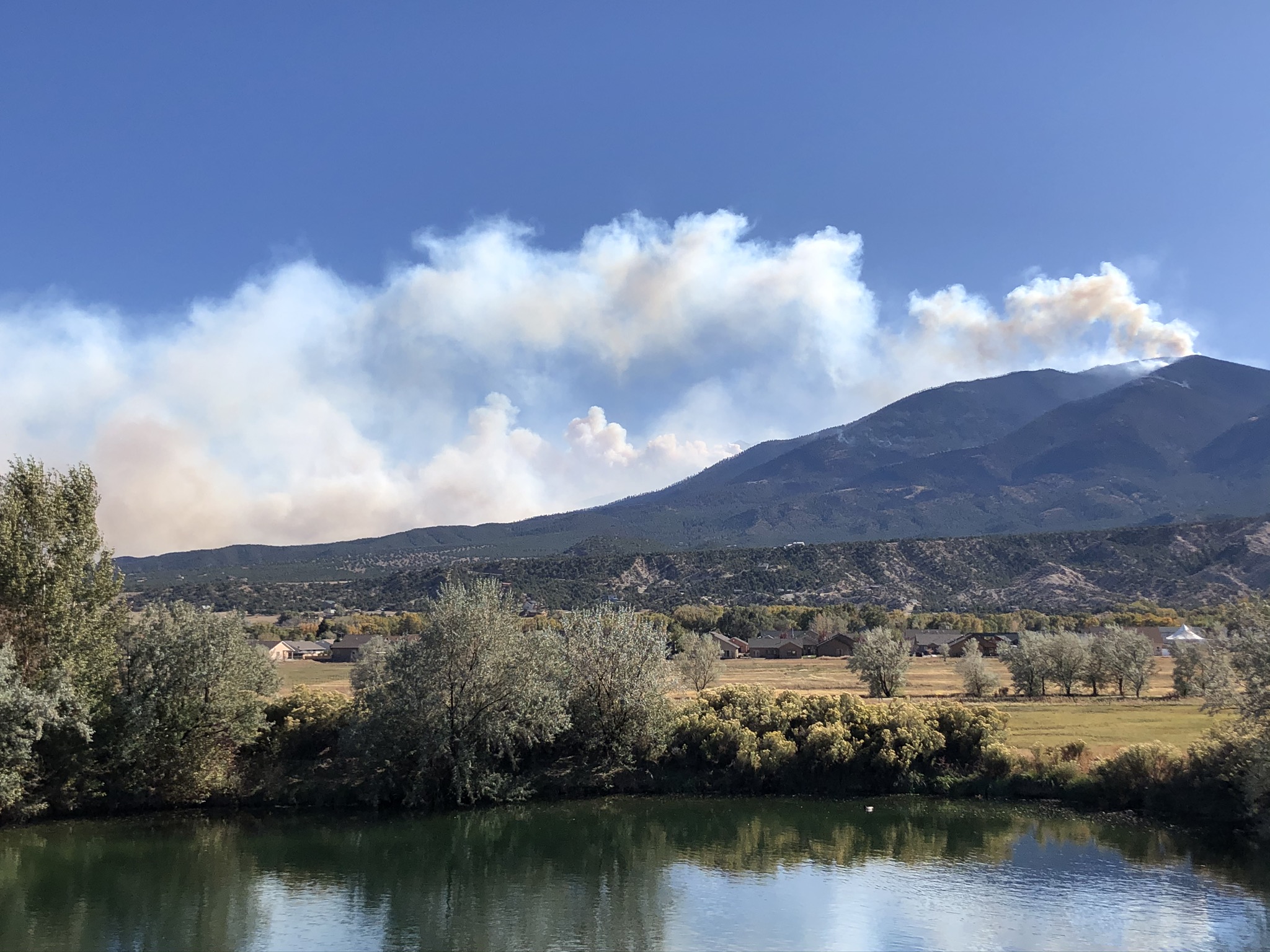 Evacuation Center Set Up at Methodist Church in Salida