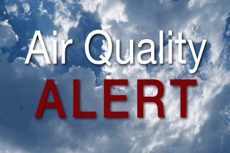 Moderate Air Quality Today