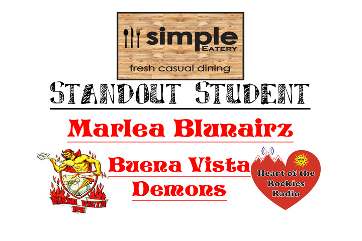 Standout Student: Buena Vista’s Marlea Blunairz