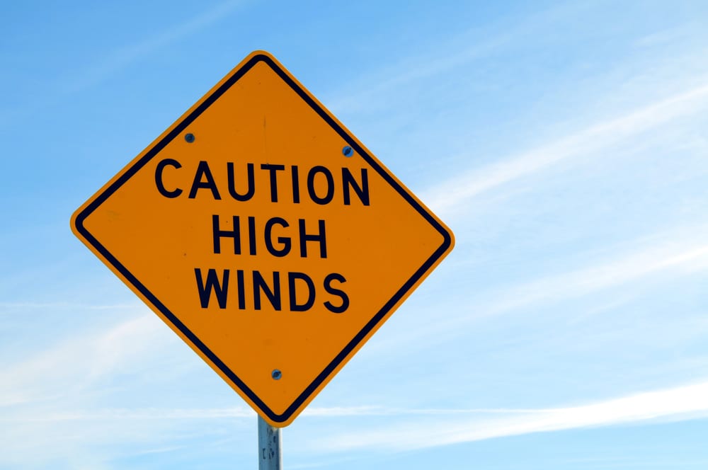 High Wind Warning Issued For Wednesday as Winds Could Gust Up To 65 MPH