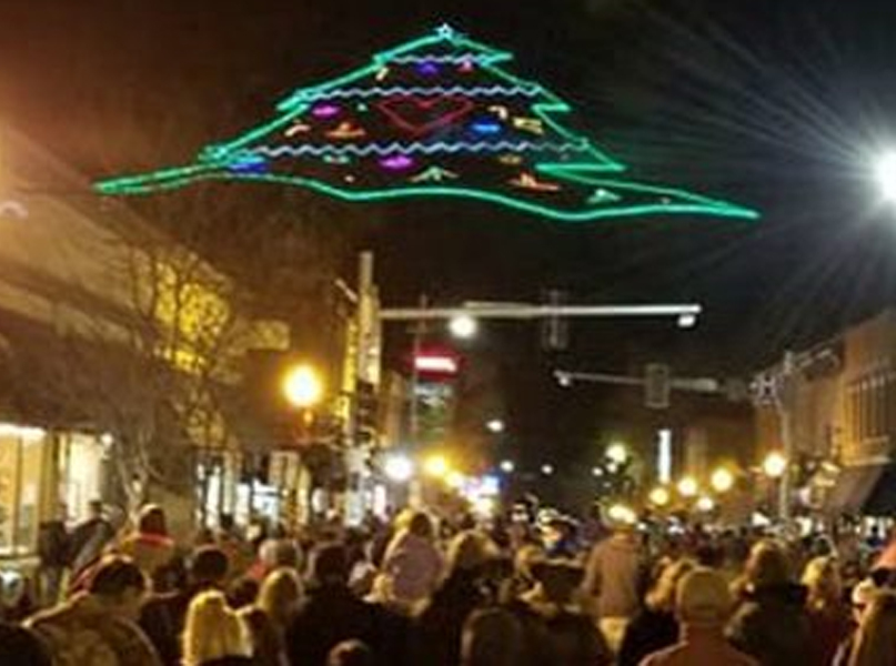 The Lighting of Christmas Mountain and Salida’s Parade of Lights is Tonight