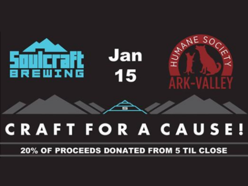 Craft for a Cause with the Ark Valley Humane Society and Soulcraft Brewing