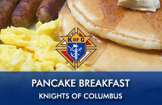 Knights of Columbus Pancake Breakfast Fundraiser on Sunday