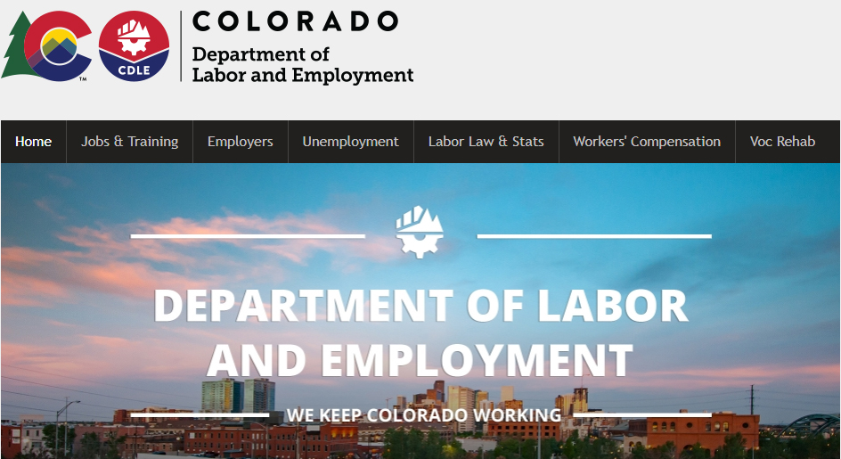 Colorado Department of Labor and Employment Is Taking CARES Act Unemployment Applications