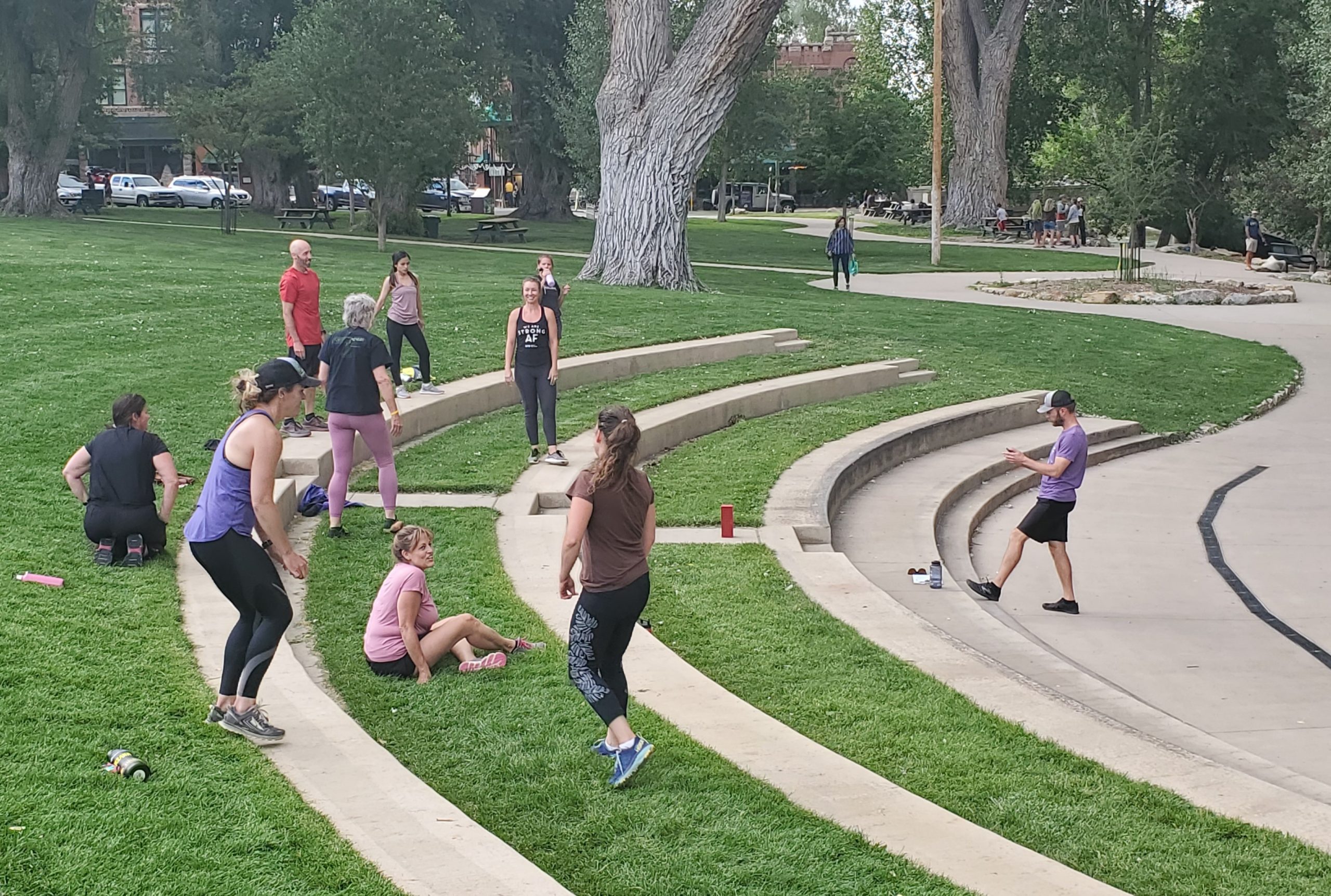 Anytime Fitness leads the way with free workouts at Riverside Park