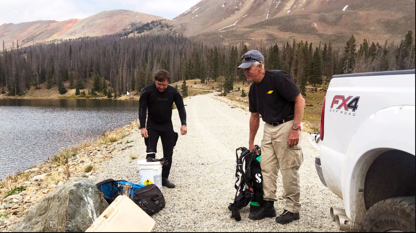 Divers preparing for North Fork gate swap