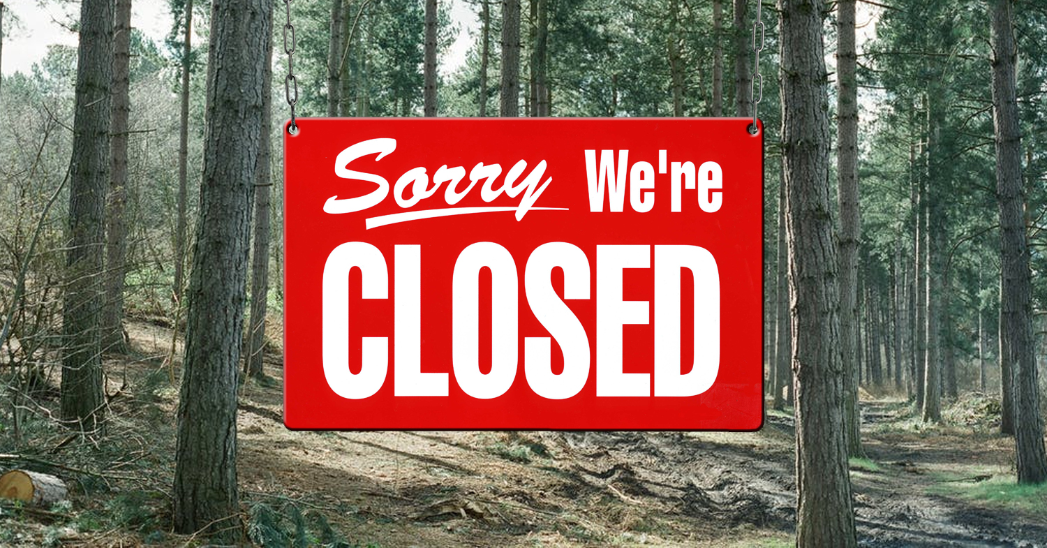 National Forest Closed in Five Counties