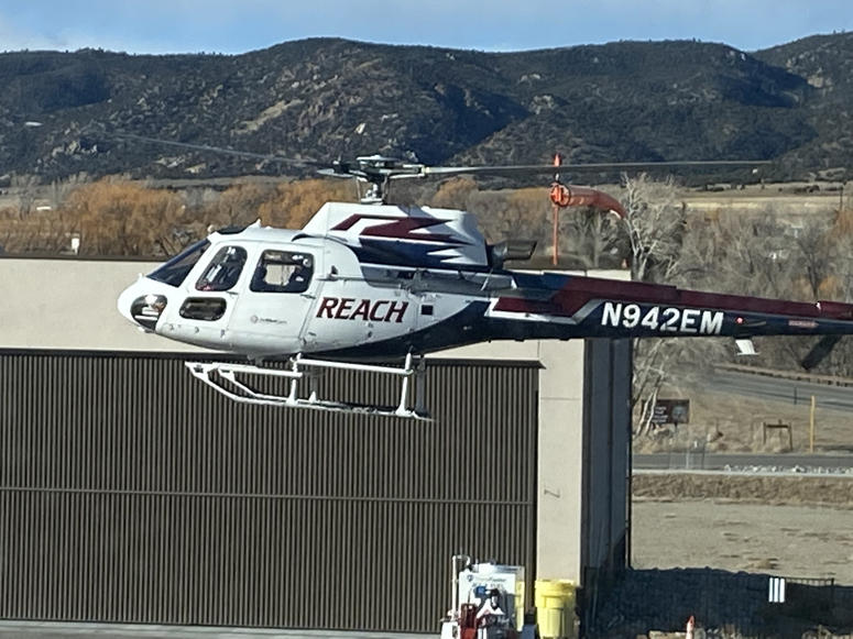 Reach Air Med Care Helicopter 2 Heart of the Rockies Radio