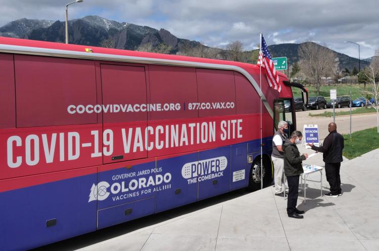 Vaccine Bus Returns to Salida