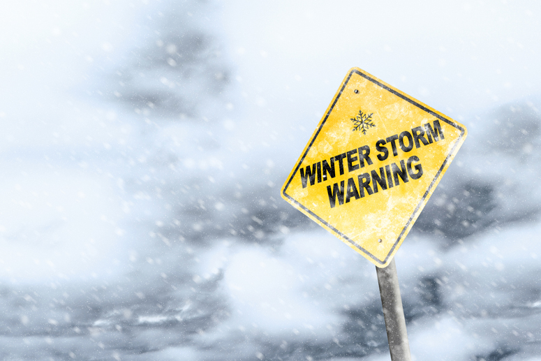 Winter Storm Warning in Effect Through Monday, January 15th