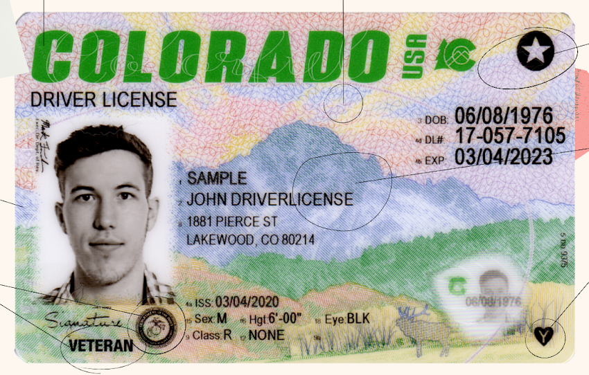 The Iconic Credential: Colorado DMV unveils new, more colorful license