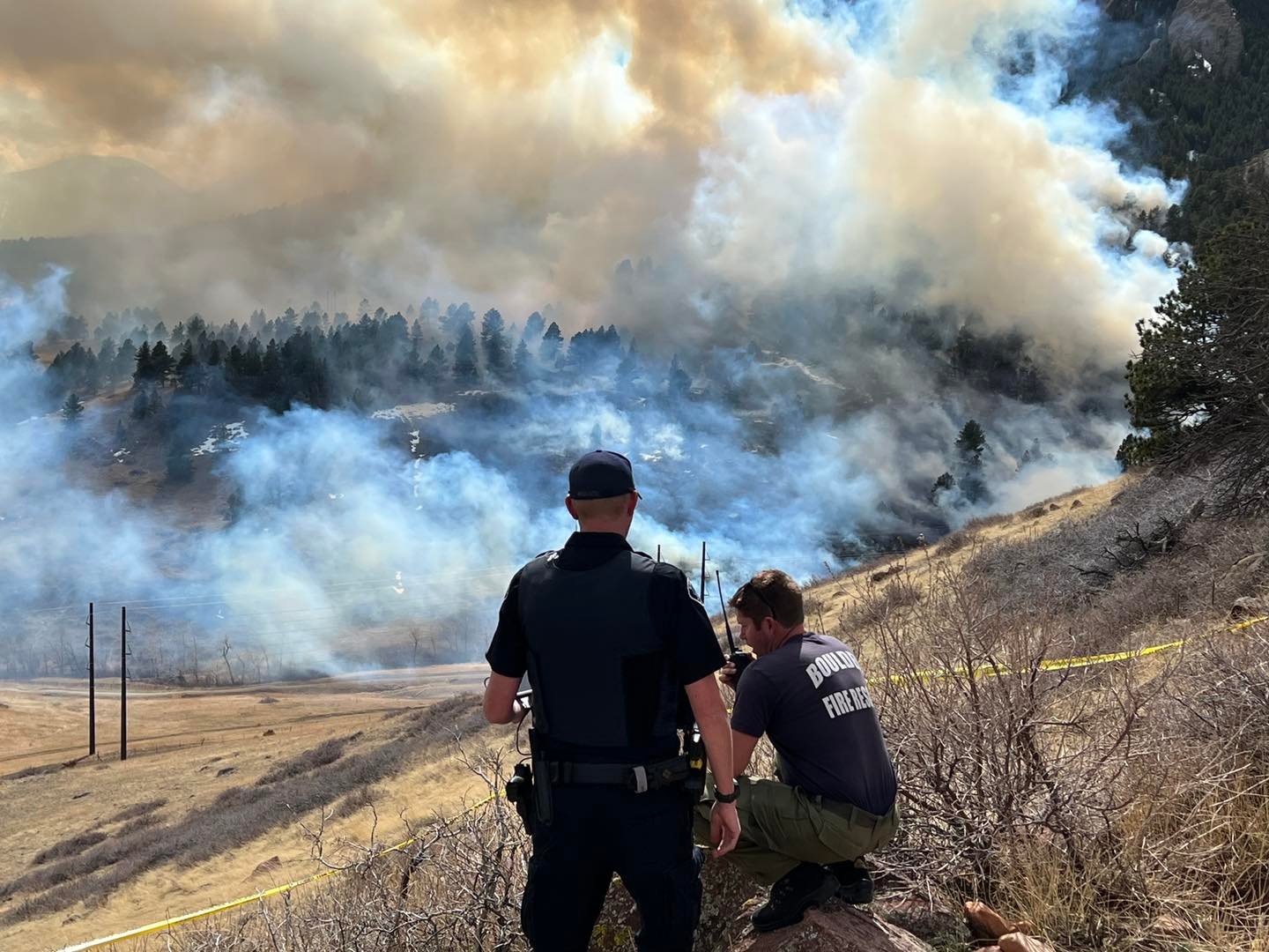 NCAR Wildfire Near Boulder 35% Contained