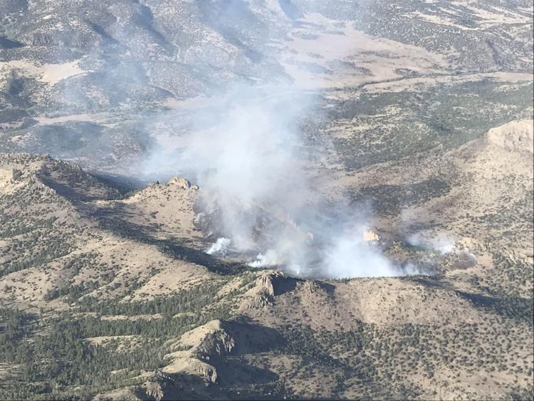 Lopez Fire Burning North of Del Norte-Red Flag Fire Warning in Effect