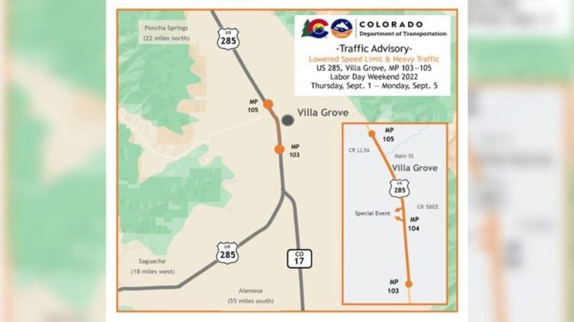 7 Peaks Festival to Impact Traffic on Highway 285