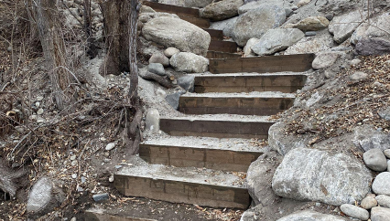 New Scout Wave Stairs Built to Stop Erosion