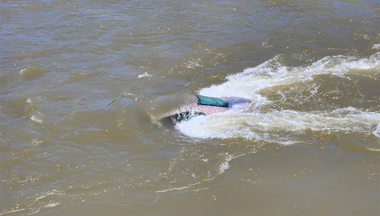 Arkansas River Boaters Warned of Unique Water Obstacle: A Vehicle