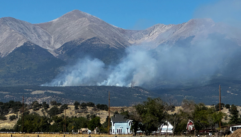 Expect Smoke from Mt. Shavano Prescribed Burn