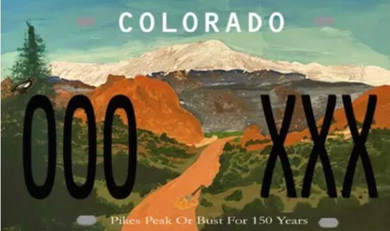 Colorado’s 150th Anniversary License Plate Sets Record