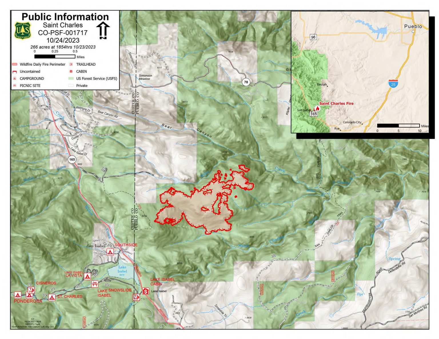 ‘Saint Charles Fire’ Causes PreEvacuation Notice in Pueblo County