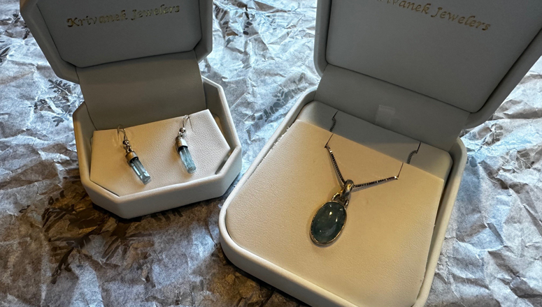 Aquamarine Jewelry from Krivanek Jewelers Go Up For Auction Thursday