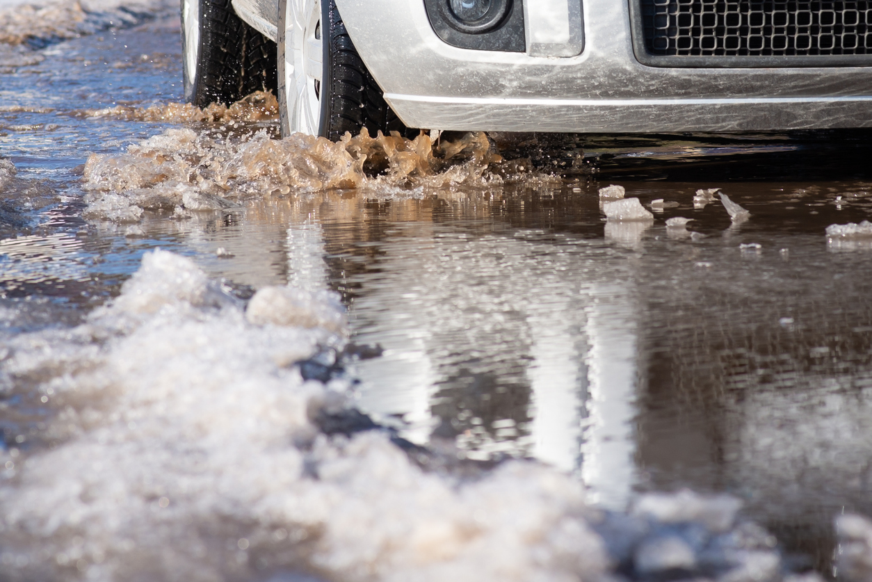 Ice Causing Minor Flooding on the Arkansas River in Fremont County