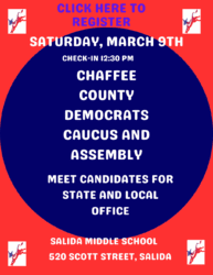 Chaffee Democrats to Hold Caucus, Convention this Saturday