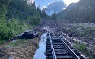 Mudslides Disrupt Durango & Silverton Narrow Gauge Railroad Service