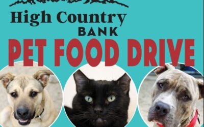 High Country Bank Hosts Pet Food Drive to Support Ark Valley Humane Society