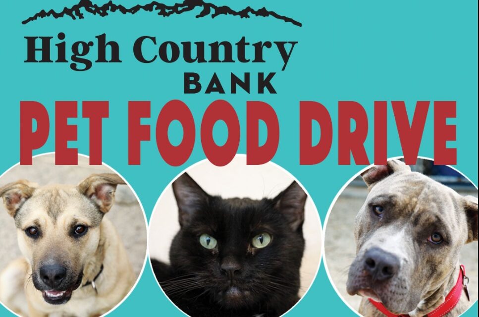 High Country Bank Hosts Pet Food Drive to Support Ark Valley Humane Society
