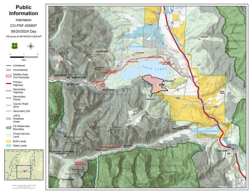 Interlaken Fire Update: 698 Acres, 96% Contained