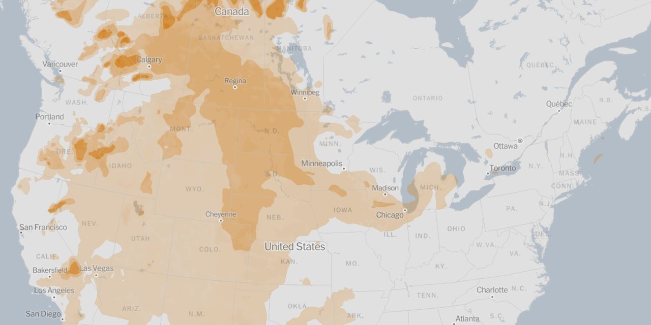 Smoke from Wildfires Affecting Air Quality and Skies Across the Region