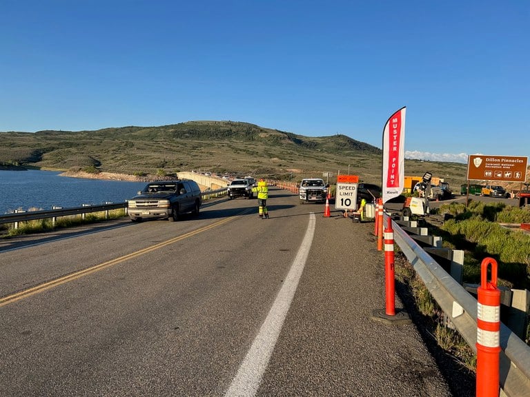 Highway 50 Bridge Over Blue Mesa Reservoir Reopens to Limited Traffic