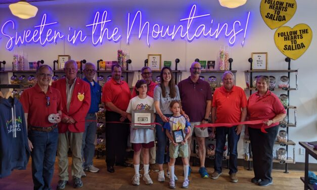 Blueflower Candies and Provisions Joins Heart of the Rockies Chamber of Commerce with Ribbon Cutting Ceremony