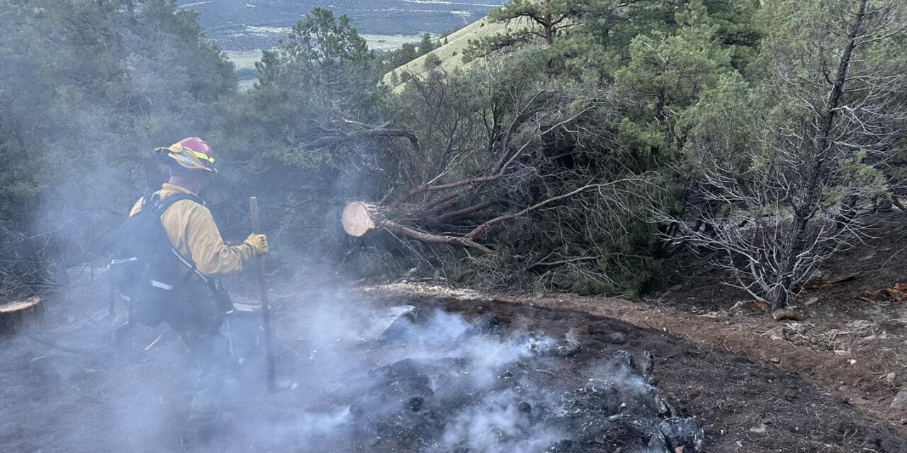 Quick Response by Chaffee County Fire Protection District Extinguishes Maysville Area Fire