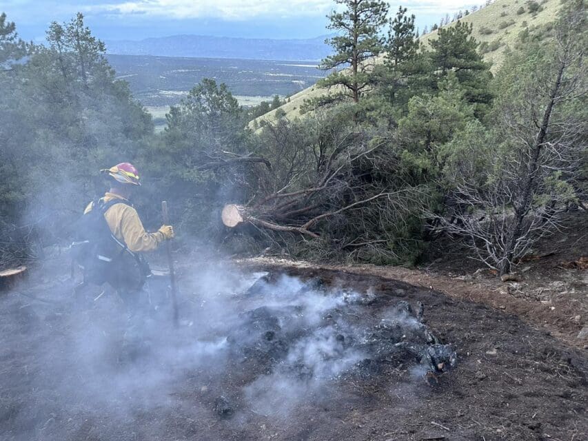 Quick Response by Chaffee County Fire Protection District Extinguishes Maysville Area Fire