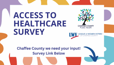 Chaffee County Public Health Urges Residents to Participate in Access to Healthcare Survey