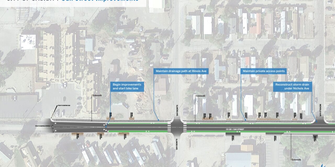 City of Salida Begins Oak Street Improvement Project