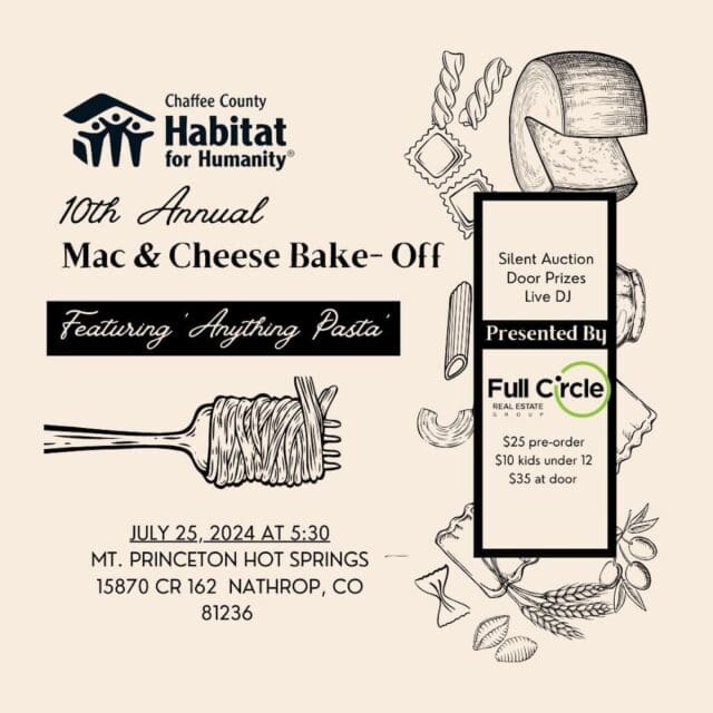 Chaffee County Habitat for Humanity Hosts 10th Annual Mac & Cheese Bake-off/Silent Auction Fundraiser
