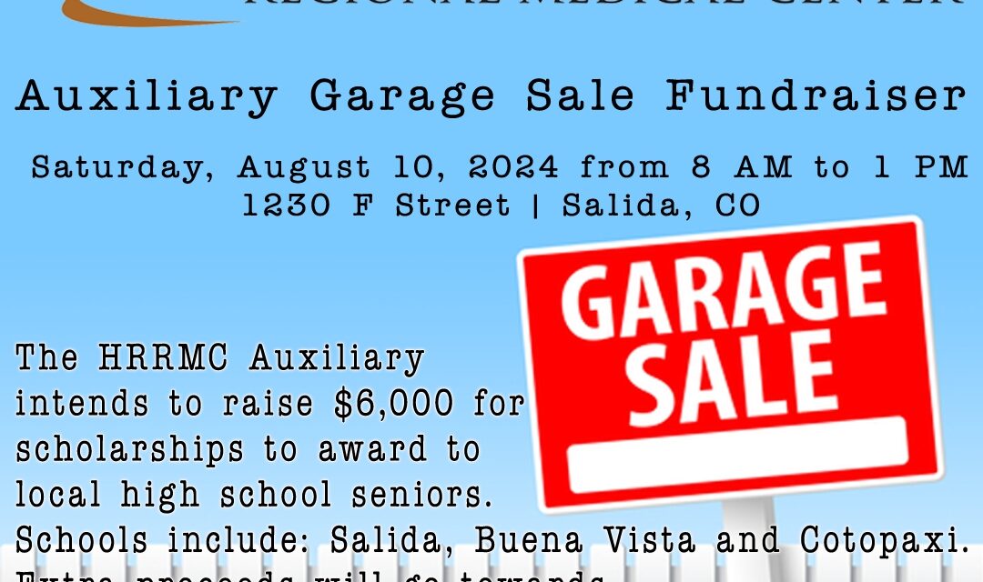 Heart of the Rockies Medical Center Auxiliary Hosts Garage Sale Fundraiser This Saturday