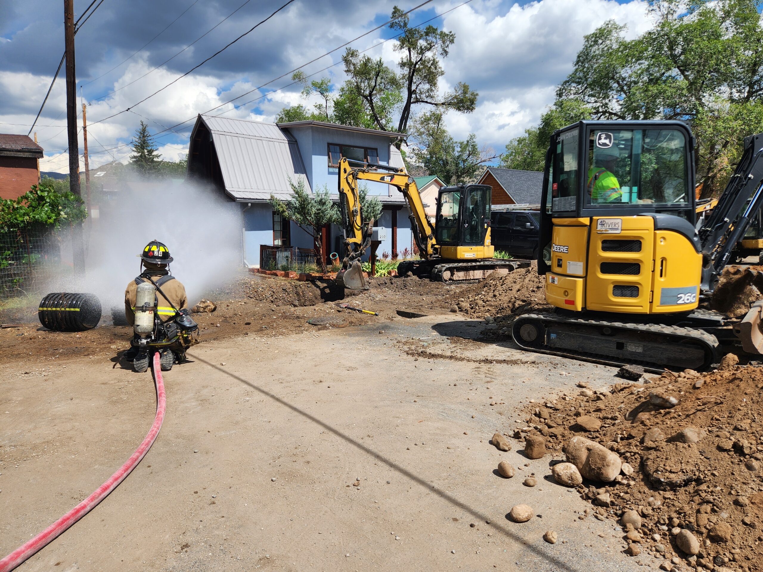 Press Release: Salida Fire Department Responds to Gas Leak at Chilcott and Blake Intersection