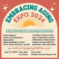 Embracing Aging Expo Set for September 13th at Chaffee County Fairgrounds