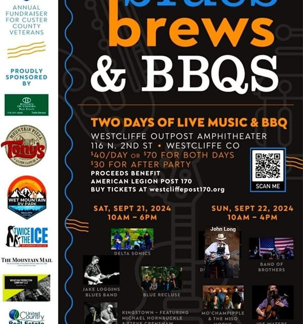 4th Annual Blues, Brews and BBQ This Weekend in Westcliffe