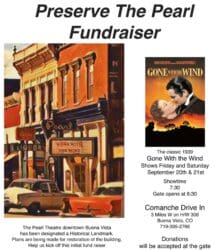 Special Screening of Gone With the Wind at Comanche Drive-In to Benefit Pearl Theater Restoration