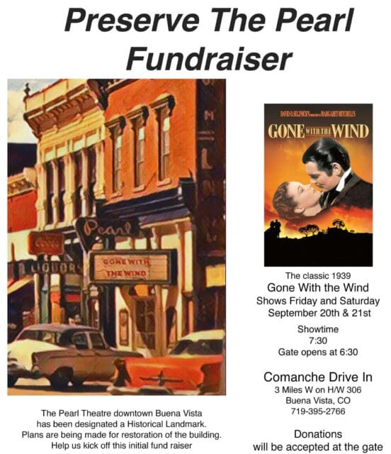 Special Screening of Gone With the Wind at Comanche Drive-In to Benefit Pearl Theater Restoration