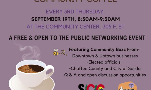 Heart of the Rockies Chamber Hosts “What’s Up Salida” Community Coffee Tomorrow