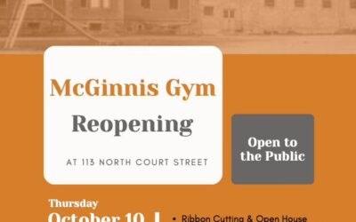 McGinnis Gym Reopening Ceremony in Buena Vista on October 10