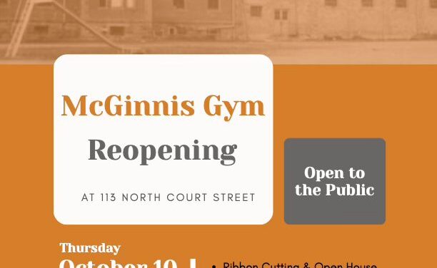 McGinnis Gym Reopening Ceremony in Buena Vista on October 10