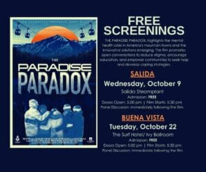 Free Screening of Bode Miller’s Mental Health Documentary “The Paradise Paradox” in Buena Vista